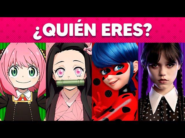  ELIGE lo que te gusta y te diré si eres Anya, Nezuko, Ladybug o Merlina ⭐ Test de Personalidad