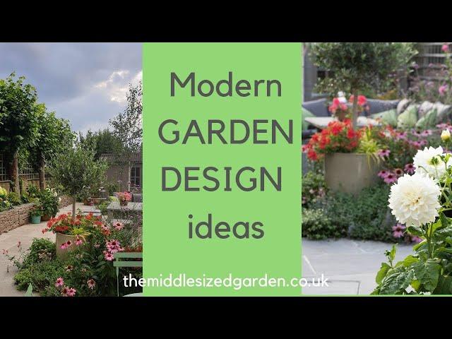 Contemporary garden design ideas from a small urban garden