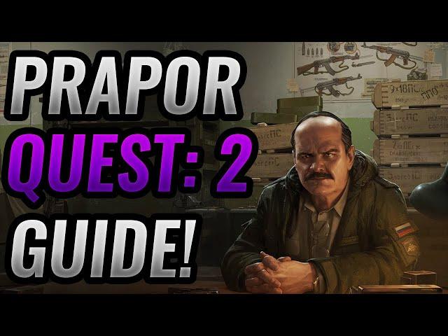 How To Get The Bronze Pocket Watch! | Escape From Tarkov Prapor Quest: 2 "Checking" Guide