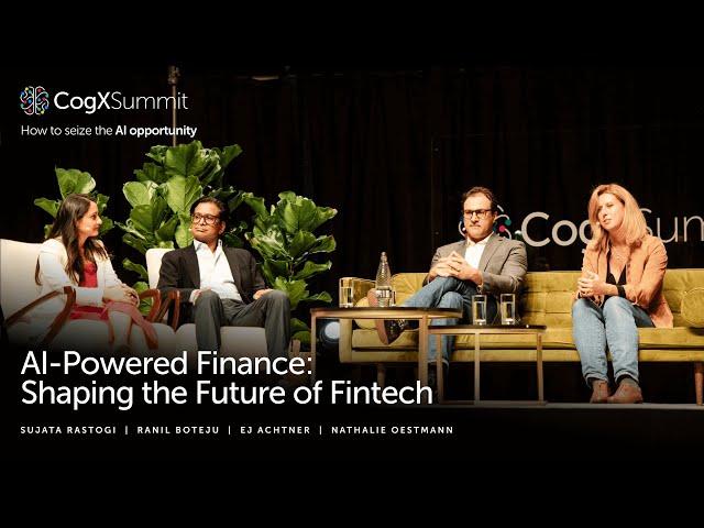 AI-Powered Finance: Shaping the Future of Fintech | CogX Summit 2024