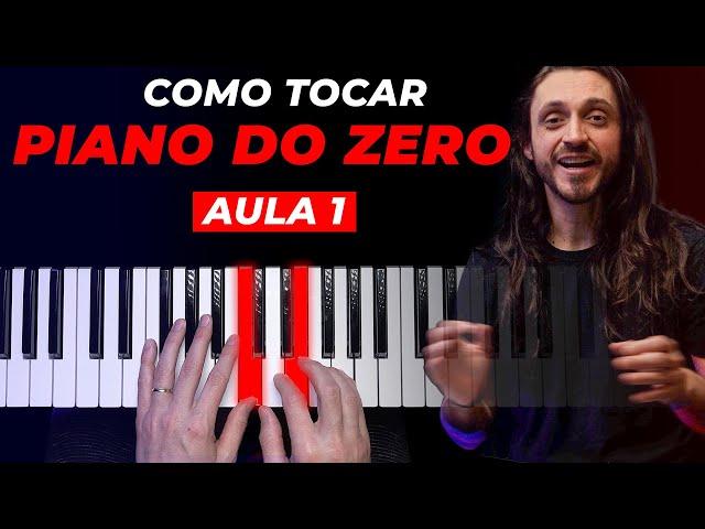 Como tocar Piano Fácil (Aula 1 para Iniciantes com PDF)