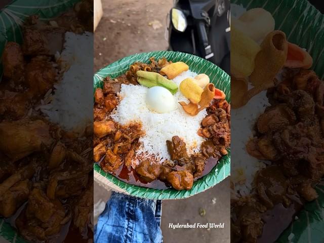 Hyderabad Hardworking women selling Non-Veg Platter in Hyderabad.#food #streetfood