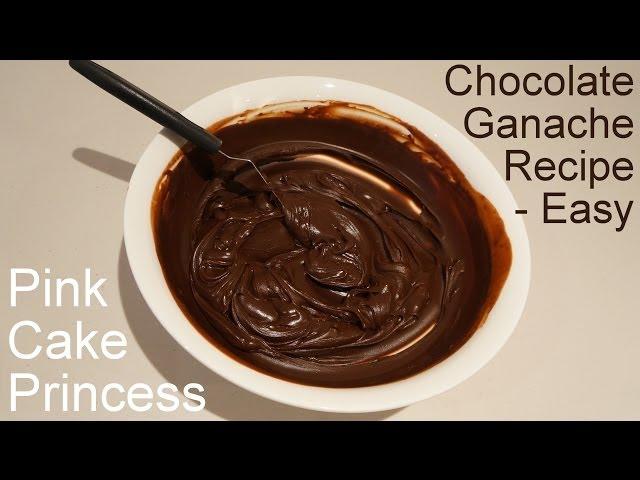 Chocolate Ganache Recipe - Easy Ganache How to by Pink Cake Princess