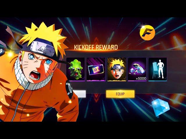 CLAIM  FREE REWARDS NARUTO BUNDLE ⁉️NEW EVENT FF  GOT BOOYAH PASS  5000 DIAMONDS  FREE FIRE 