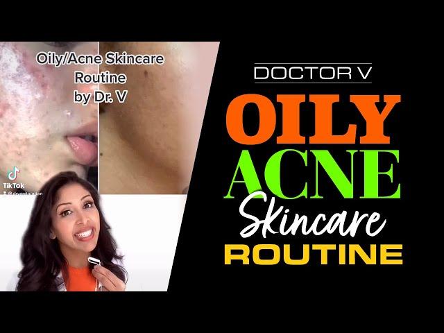 Doctor V - Oily Acne Skincare Routine | Skin Of Colour | Brown Or Black Skin | #shorts