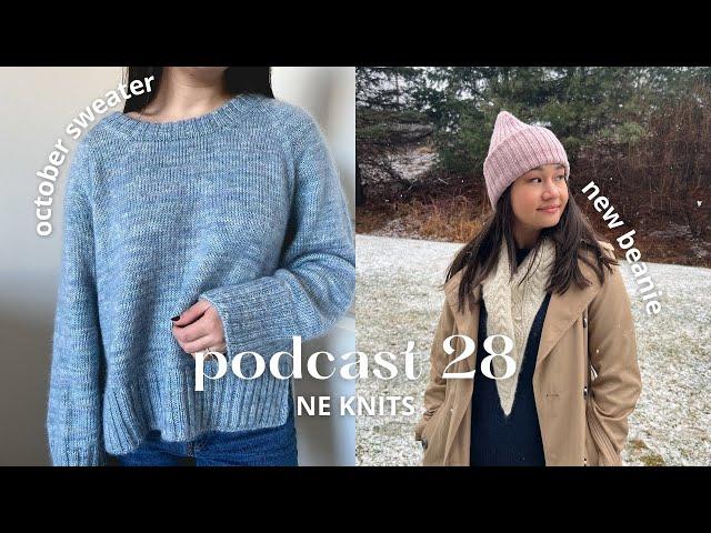 podcast 28  | october sweater vs monday, working through a pattern error, new KAL announcement!