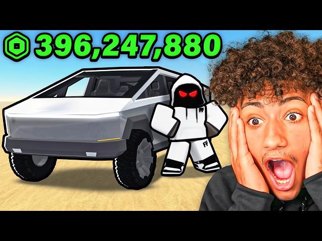 Spending $8,104,172 On The NEW CYBER TRUCK In Roblox Dusty Trip