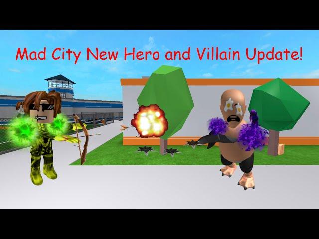 New Hero and Villain Update Mad City (With Bubbers)