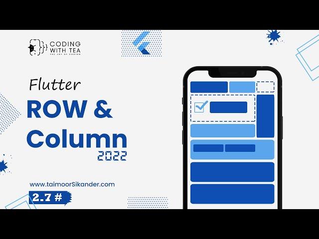 2.7 - Flutter Row, Column, and Expanded Widget in Flutter