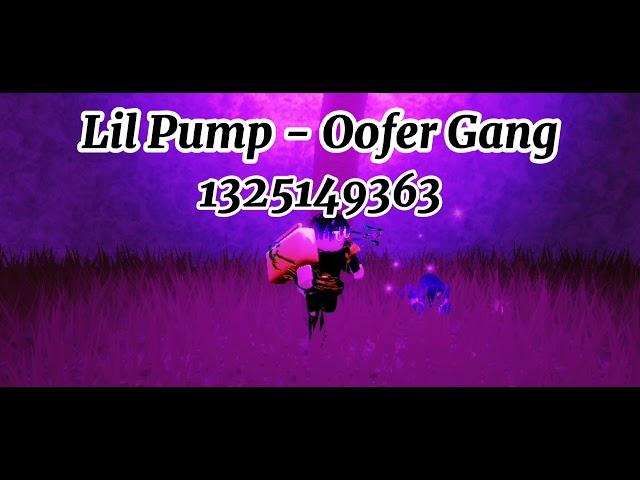 ROBLOX ID CODES (WORKING) (FIRE) (LIL PUMP - OOFER GANG)