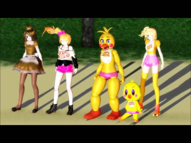 [MMD FNAF]Toy Chica Models_Dem Moves