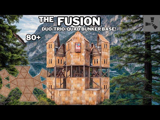 THE FUSION•1x2 BUNKER•DUO/TRIO/QUAD BASE DESIGN•5X BUNKER•CHEAP•FUNNEL WALL•SINGLE TC• RUSTBASE 2024