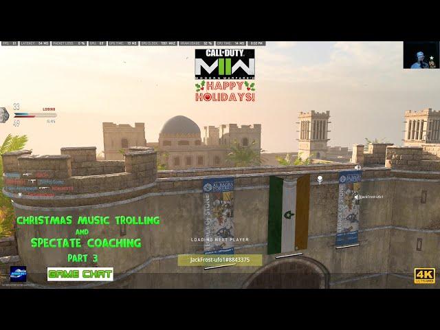 Modern Warfare II Christmas Music Trolling & Spectate Coaching with Coach ufo1 Part 3