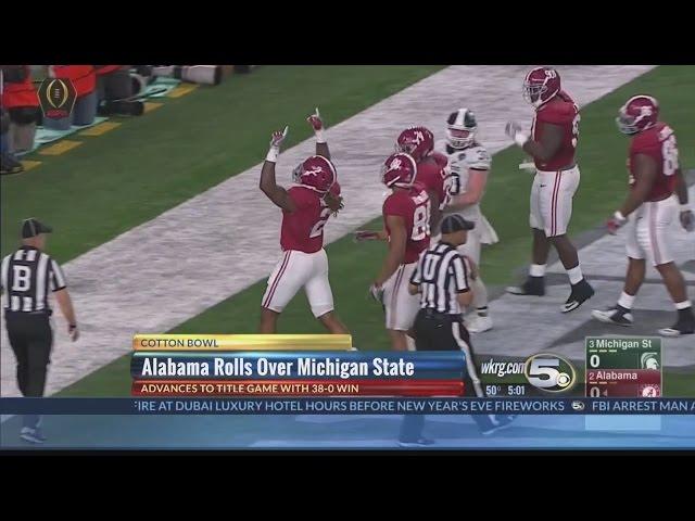 Alabama Wins the Cotton Bowl