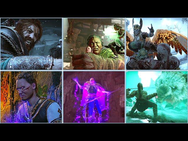 God of War Ragnarok - All Boss Fights and Cutscenes