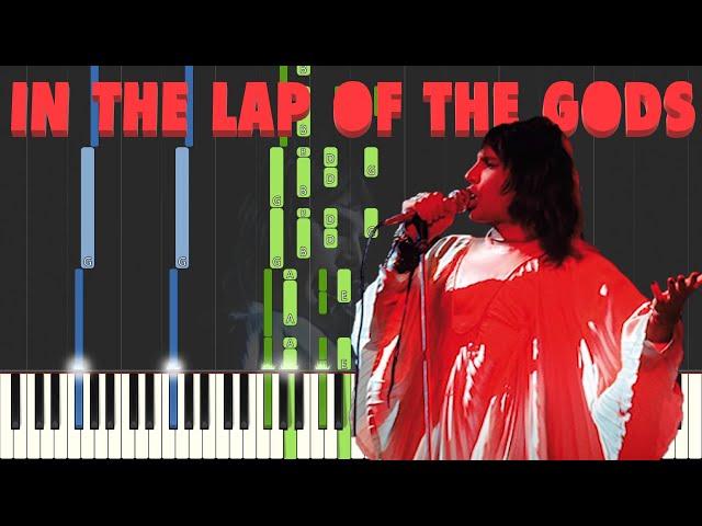 Queen - In The Lap Of The Gods Piano Tutorial *FREE SHEET MUSIC IN DESC* As Played by Queen