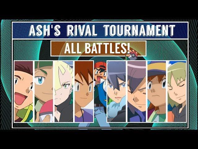 Ash's Rival Tournament (Pokémon Sun/Moon) - All Battles!