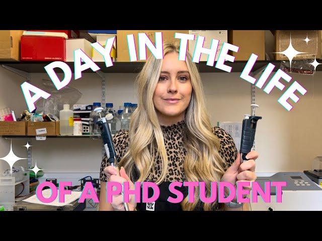 A DAY IN THE LIFE OF A PHD STUDENT (chemistry/microbiology) |  My PhD and Me