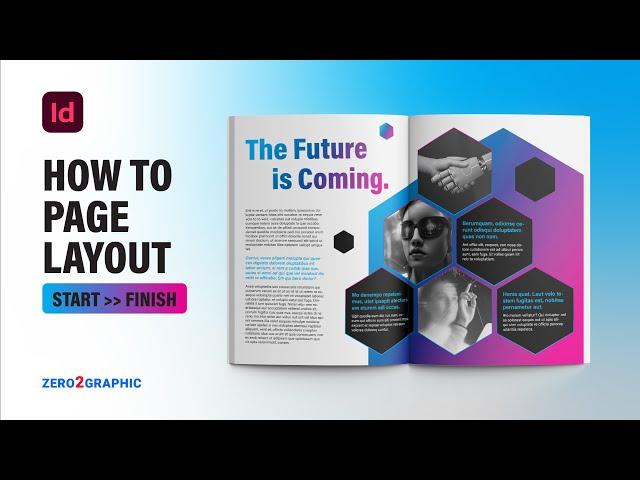 How to Page Layout Design in Adobe InDesign 2022 CC