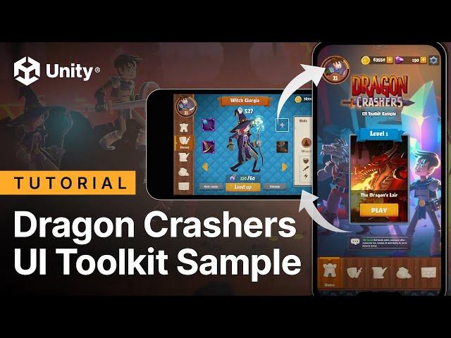 UI Toolkit - Dragon Crashers (Unity 2022 LTS update) walkthrough | Tutorial