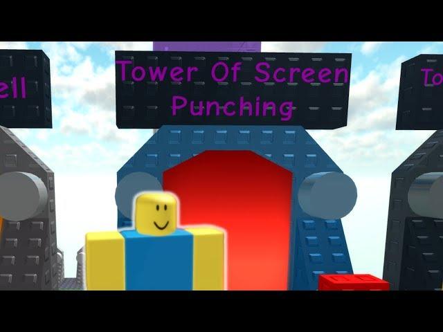 kiddie's tower of screen punching