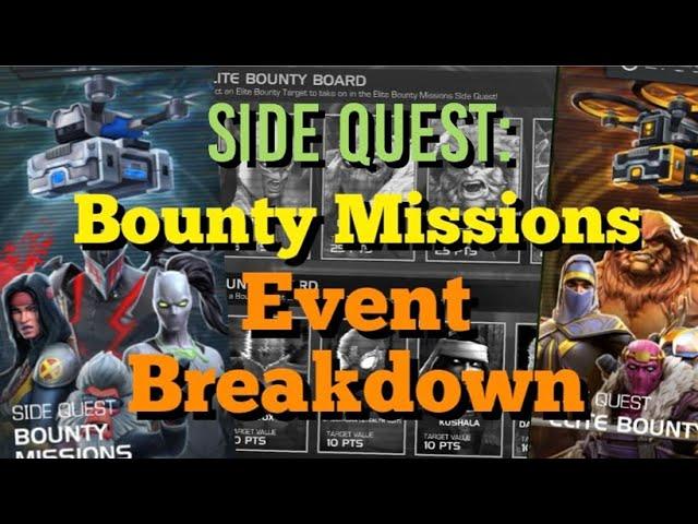 MCOC - NEW Side Quest: Bounty Missions - Event Breakdown!!