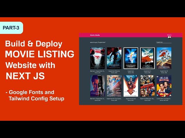 Expert Next JS by Building Real Projects with Tailwind CSS #Part-3