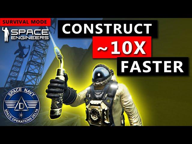 How To Use The Build Planner - Speed Up Construction Like A Pro - Space Engineers - Captain Collins