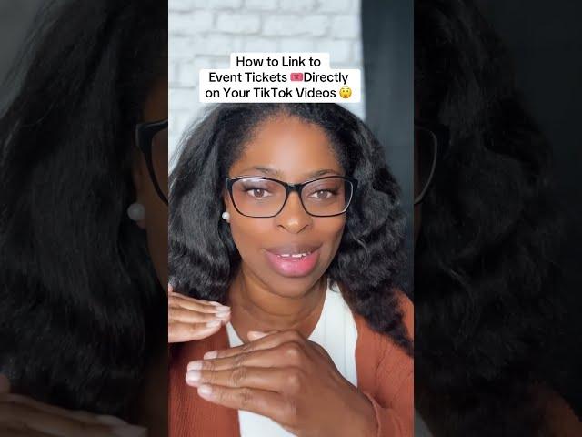 New TikTok HACK allows link to event tickets on video!