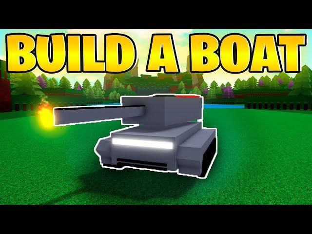 INSANE Tank Tutorial l Build a Boat For Treasure