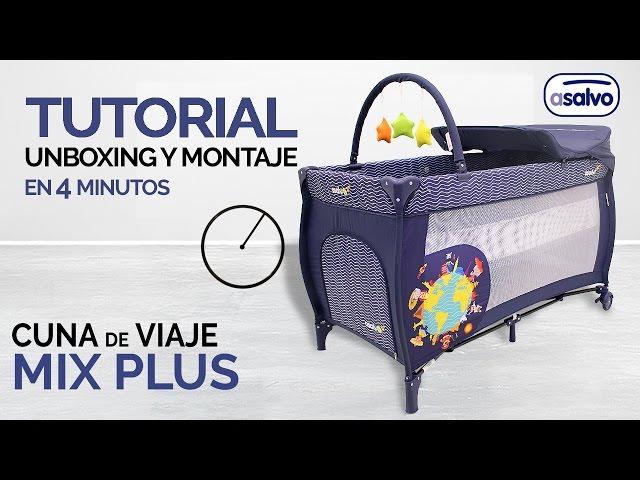 Unboxing and Assembly in 4 min. Tutorial l Travel Cot Mix Plus l Asalvo