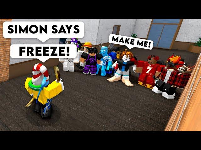 Simon Says in Murder Mystery 2.. (Roblox Movie)