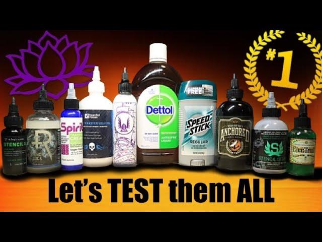 Testing ALL Tattoo STENCIL SOLUTIONS: What's the best to use Testing 10 different products