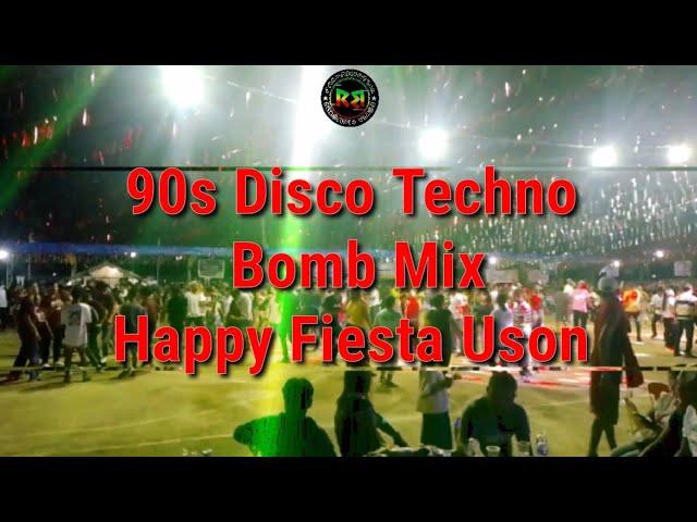 90s Disco Techno Bomb Mix  Happy Fiesta Uson, Party Dance #90s #disco