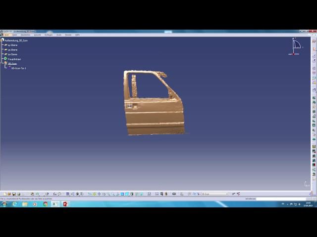 Punktewolke (STL) in CATIA / ICEM Shape Design