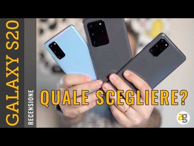 Recensione SAMSUNG GALAXY S20 S20+ e confronto S20 ultra