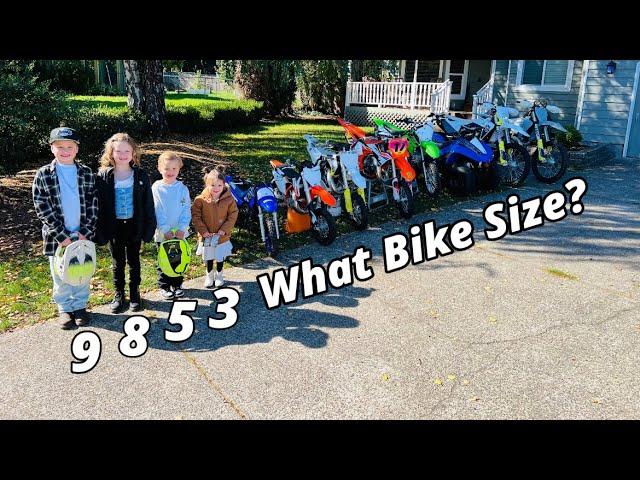 What's the right bike size for your kids? Explained in depth