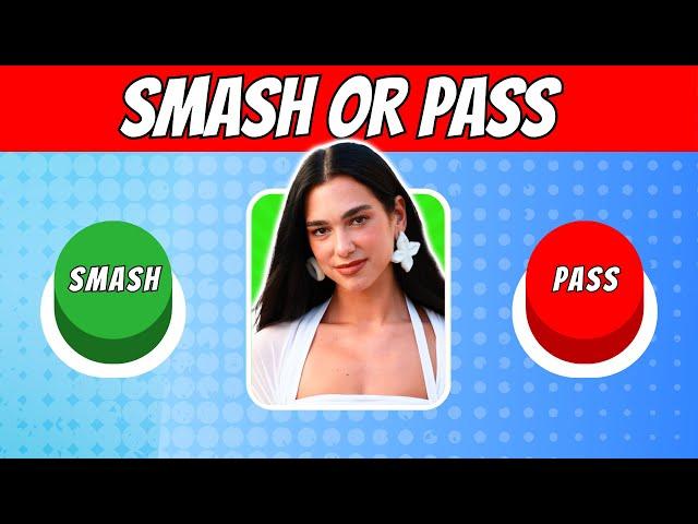 SMASH or PASS - Hottest Female Celebrities Edition 2024 | QUIZ WAVEZ