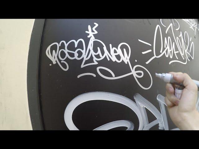 Graffiti tagging mission 7: Tagging around Paris Daylight (markers, stickers and bombing)