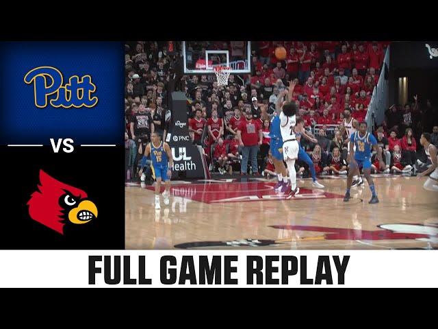 Pitt vs. Louisville Full Game Replay | 2024-25 ACC Men's Basketball