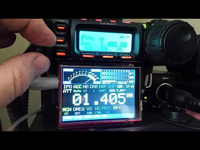 CatDisplay for Yaesu FT-817, FT-818, FT-857 or FT-897 Transceivers