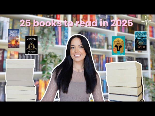 25 books to read in 2025 ⭐️ my 2025 TBR