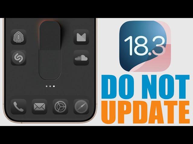 iOS 18.3 - Stay AWAY !