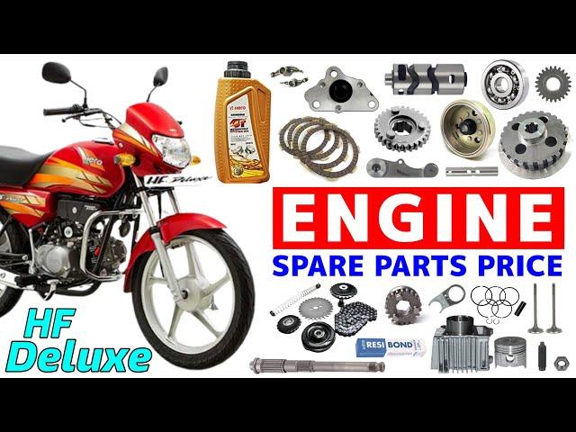 Hero Hf Deluxe Engine Parts Price || Hero Genuine Parts Price In 2022 || #youtube #bikespareparts