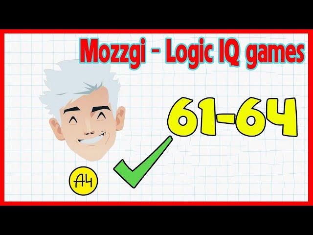 Mozzgi Logic IQ Level 61 62 63 64 Solution Walkthrough