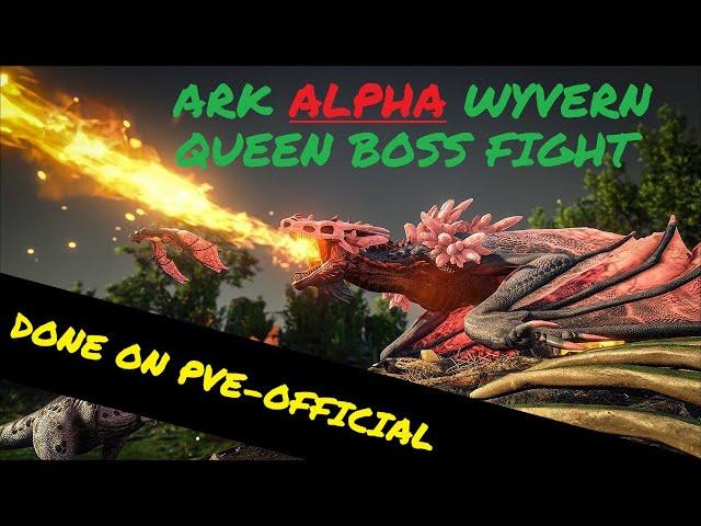 [ARK] ALPHA Crystal Wyvern Boss Fight [OFFICIAL SERVER]