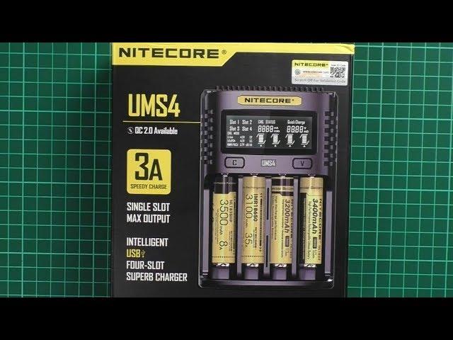 Nitecore UMS4 charger