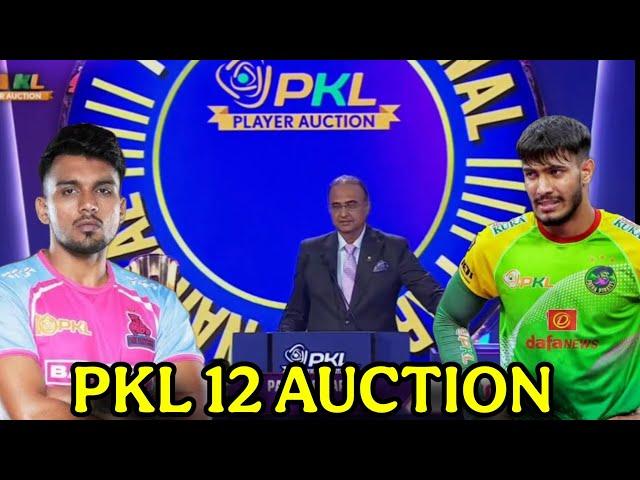 Pro kabaddi season 12 auction highlights | tamilthalaivas auction | pro kabaddi season 12 | pkl12