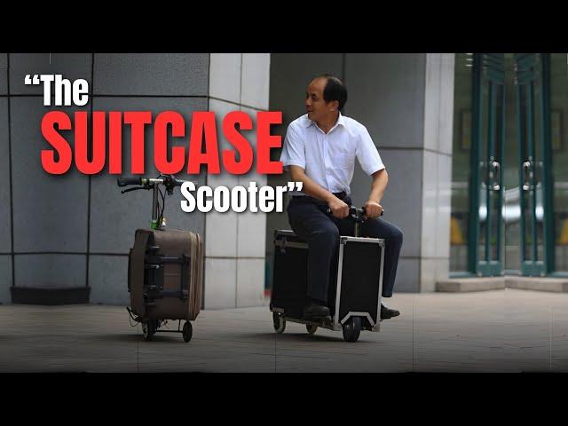 "Believe It or Not: The SUITCASE Scooter - The Ultimate Travel Gadget!"