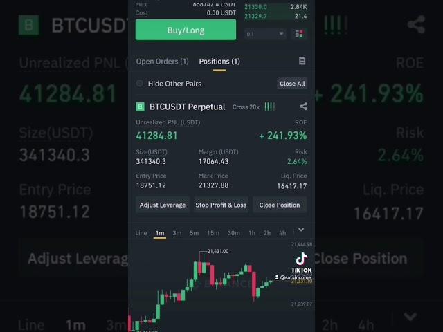 $40,000 profits in one trade! Binance futures trading. #crypto #trading #binance #futures